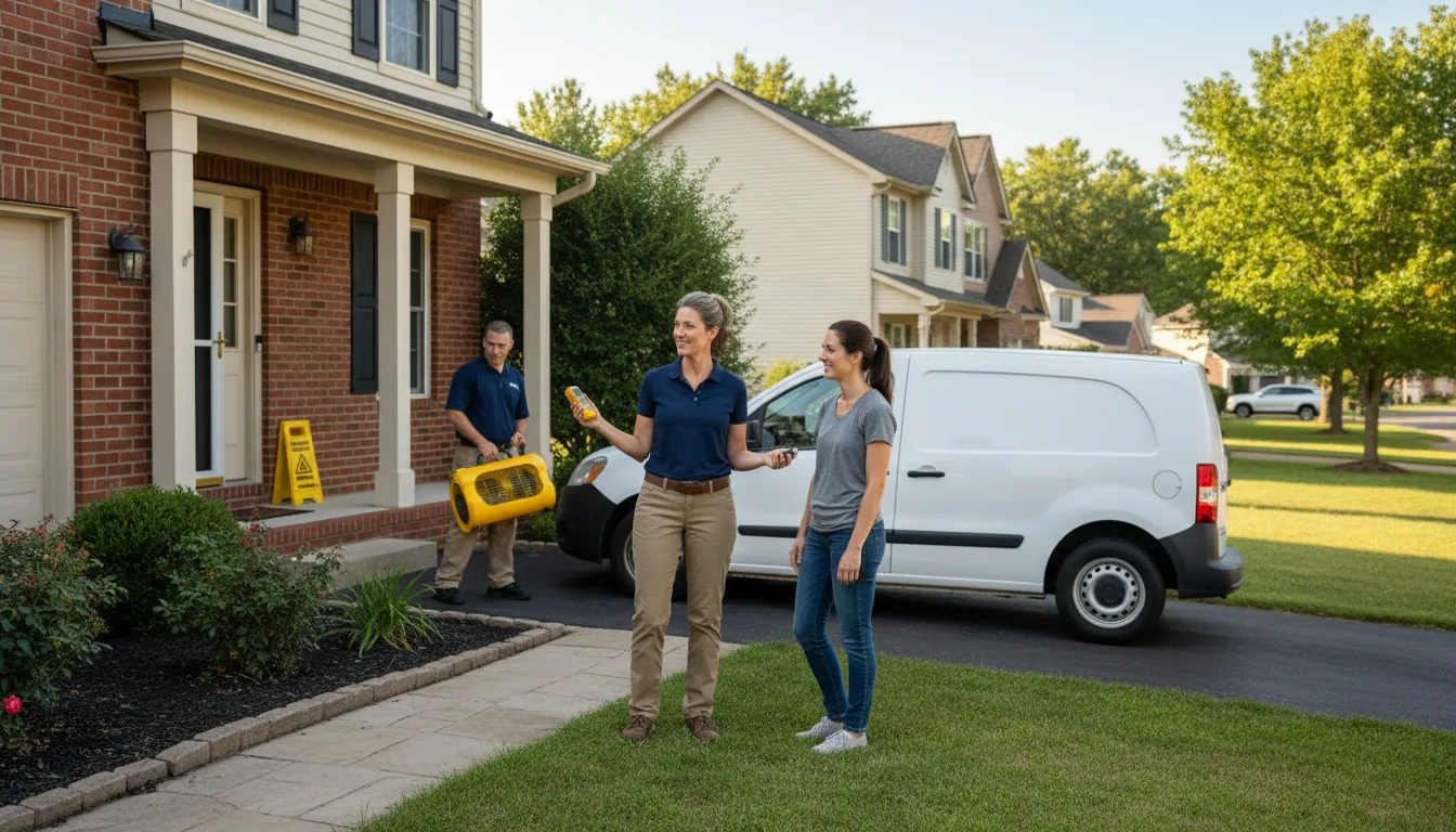 Residential water damage restoration in South Dakota